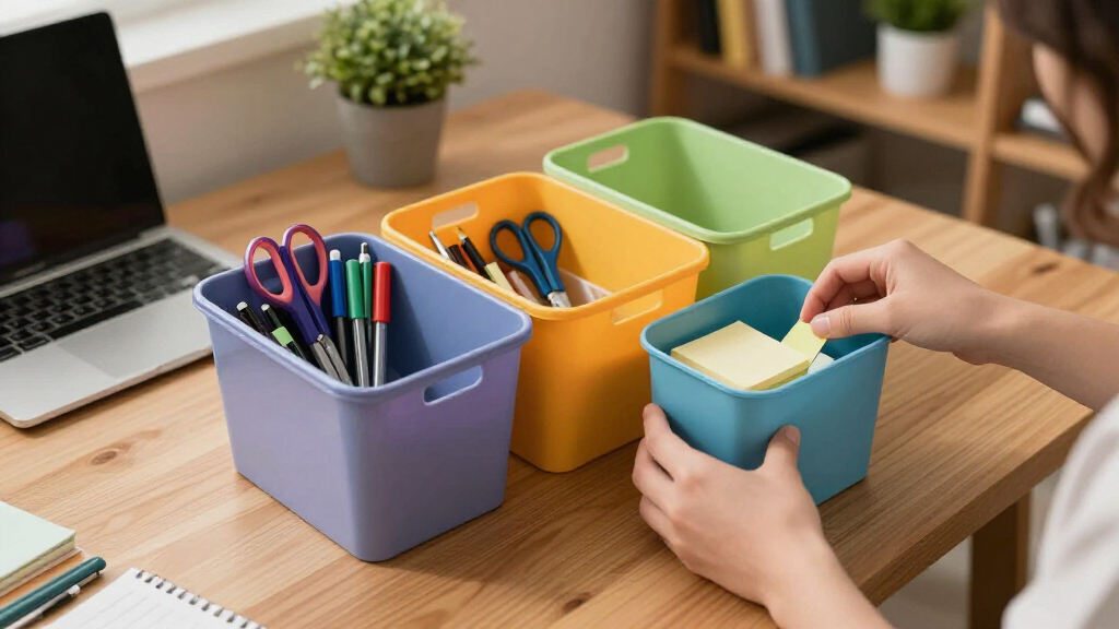 student desk organization bins