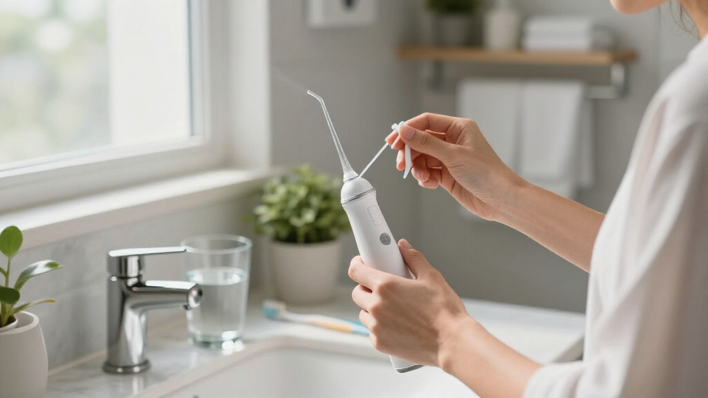 best countertop water flossers with multiple tips