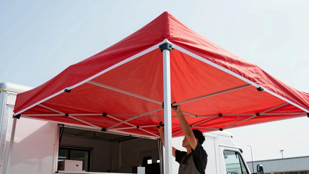 best 10x10 canopies for food truck business