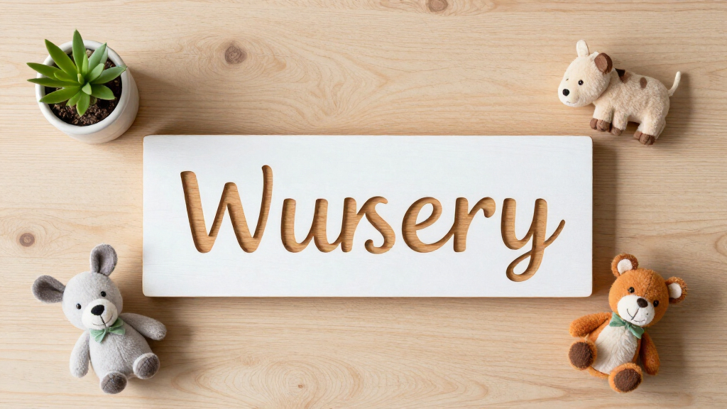 best woodland nursery name signs personalized