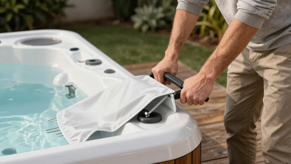 best hot tub cover lifter