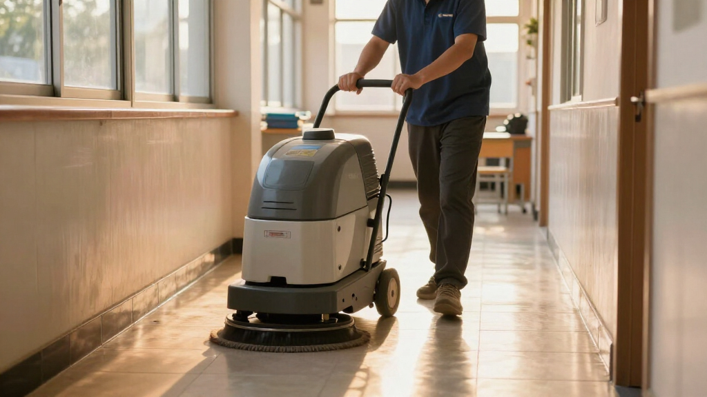 automatic floor scrubbers for schools