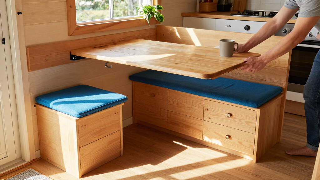 tiny house space-saving furniture
