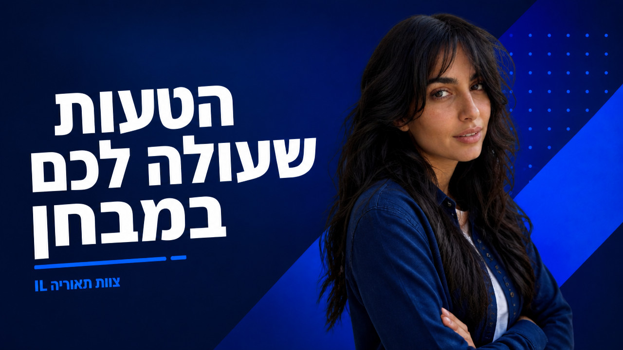 איך מתכוננים למבחן תאוריה בצורה הכי טובה? [מדריך 2026]