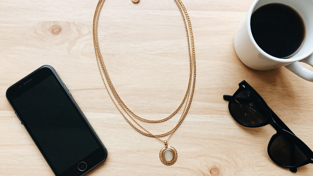gold layered necklaces