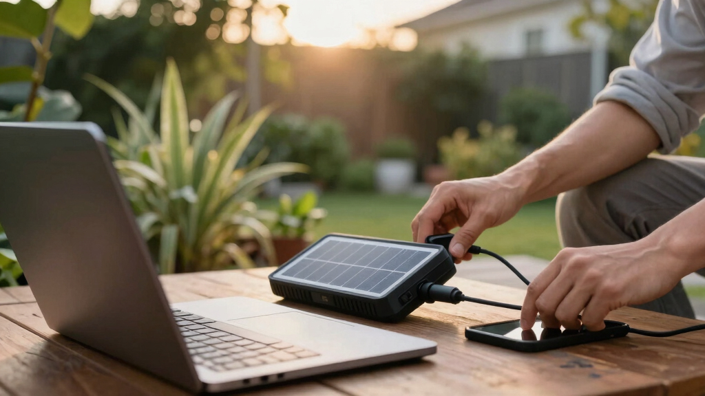 solar-powered laptop chargers