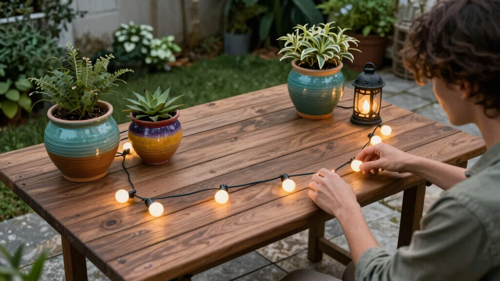 romantic outdoor patio decor