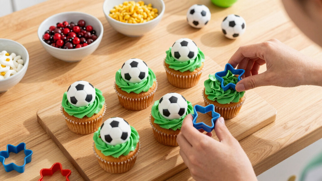 soccer-themed party snacks
