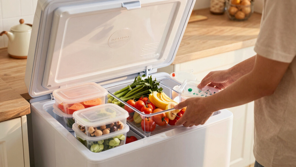 best chest freezer organizer system for meal prep