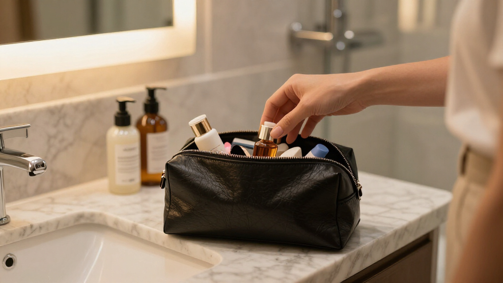 luxury toiletry bags for women for business travel