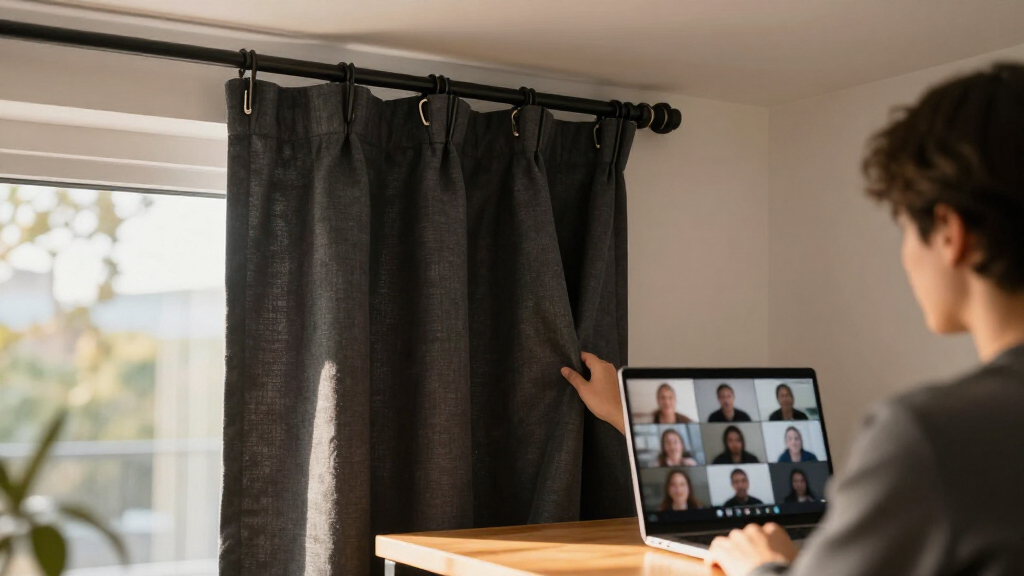 The Blackout Curtain Kit Benefit Most Video Call Setups Ignore