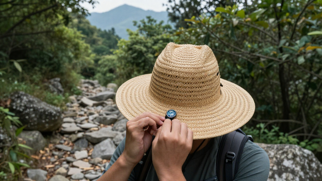 magnetic hat clip for travel