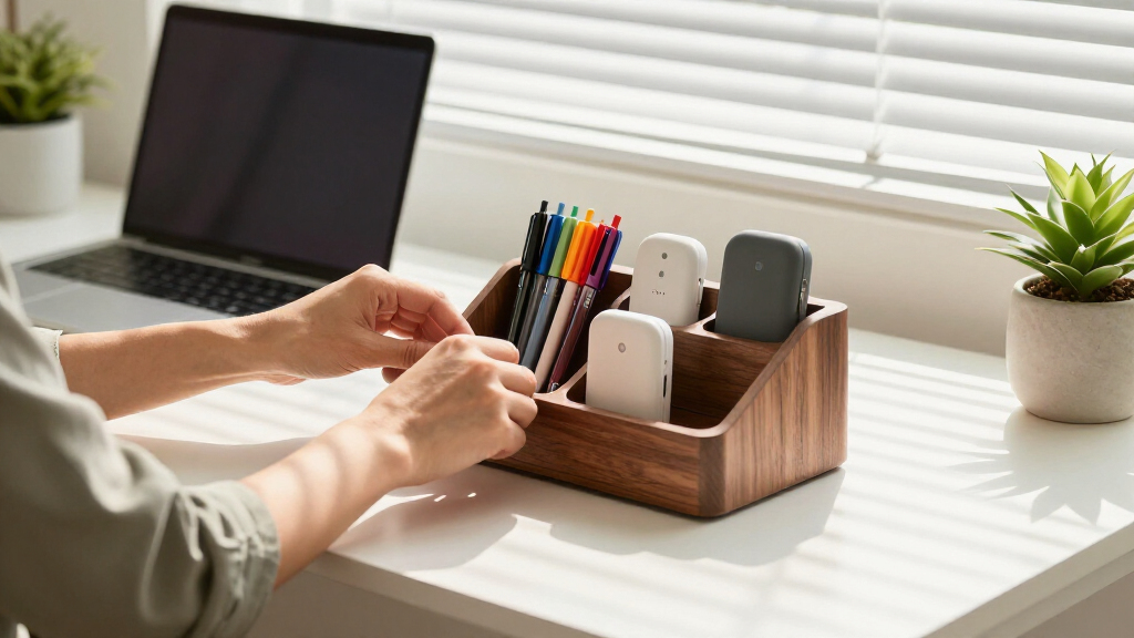 compact desk organizers