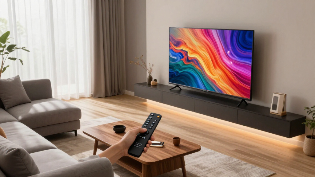 4k OLED TV for media room