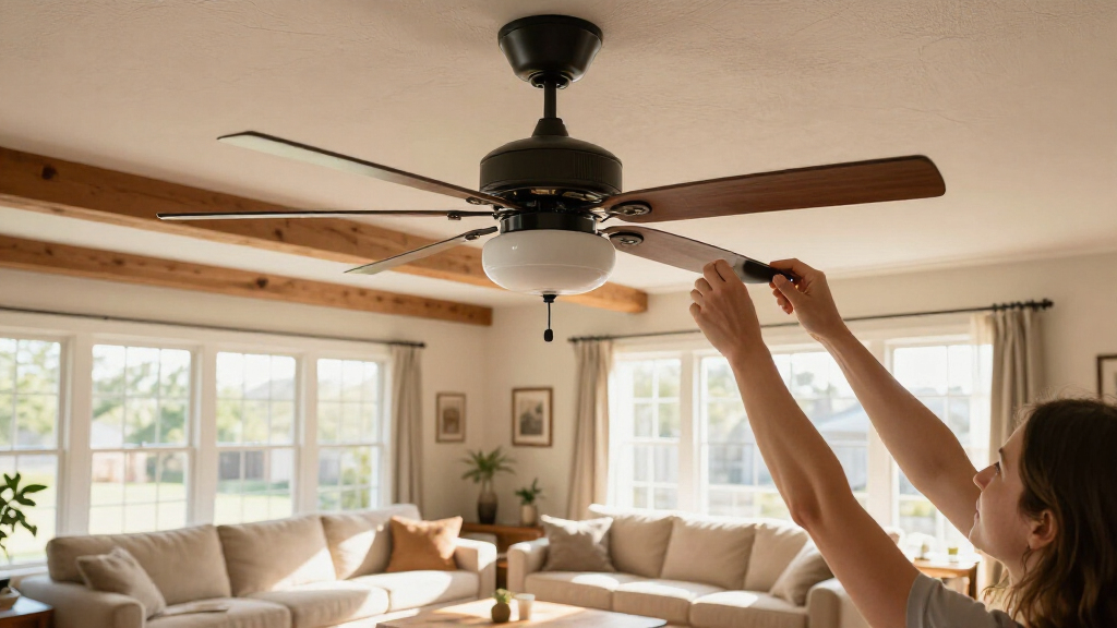 ceiling fan for large living room high cfm