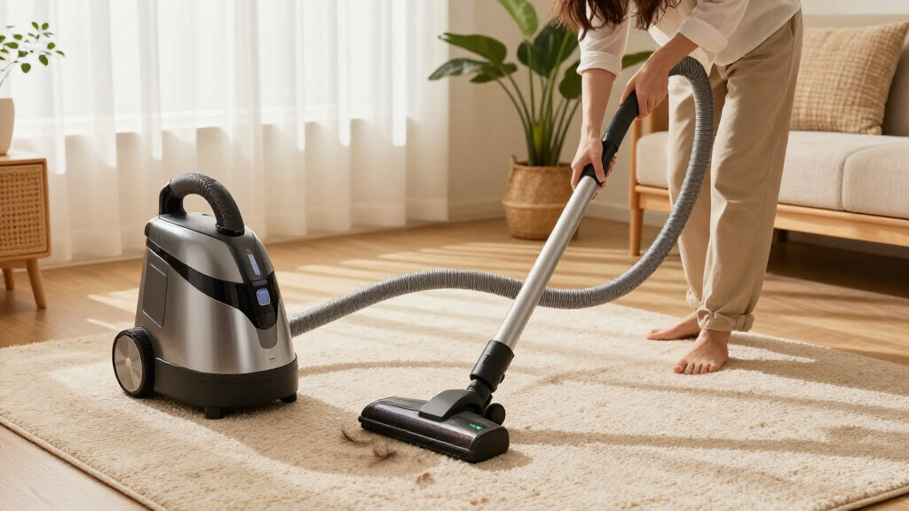for long hair canister vacuum
