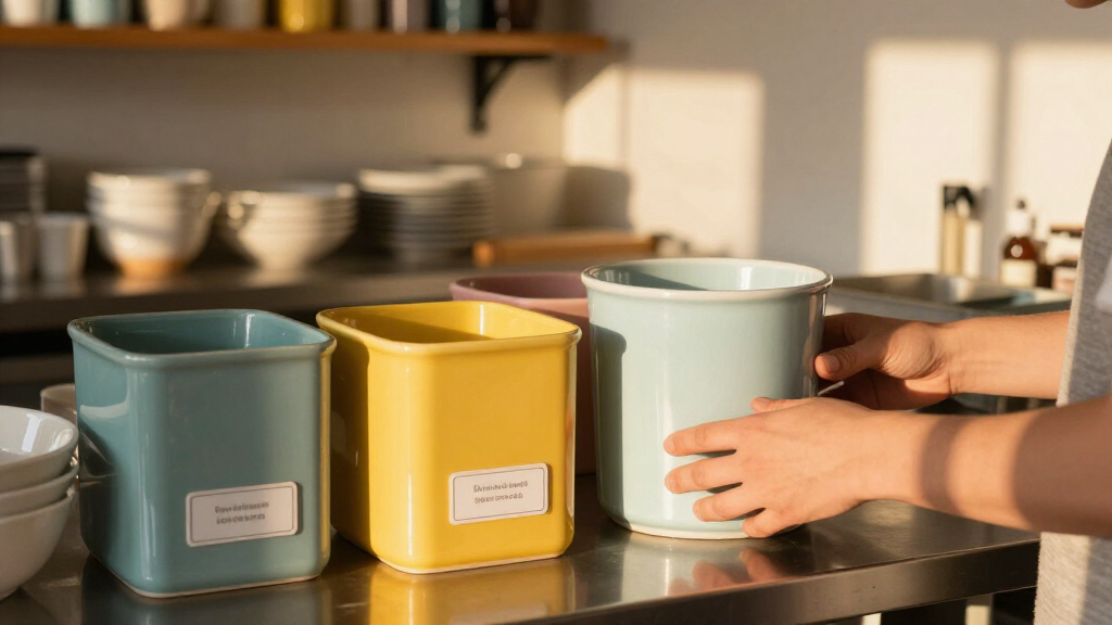 bakery organization storage bins