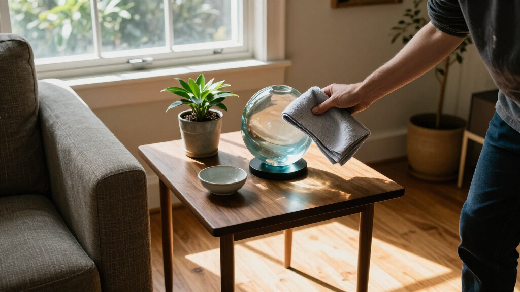 glass sculpture decorative table accent