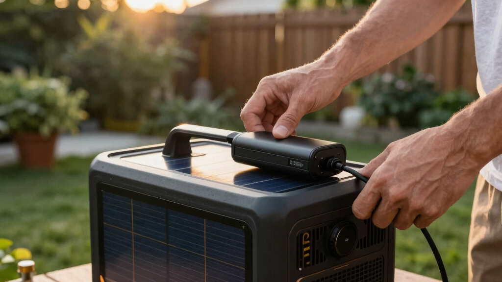 solar generator for emergency power