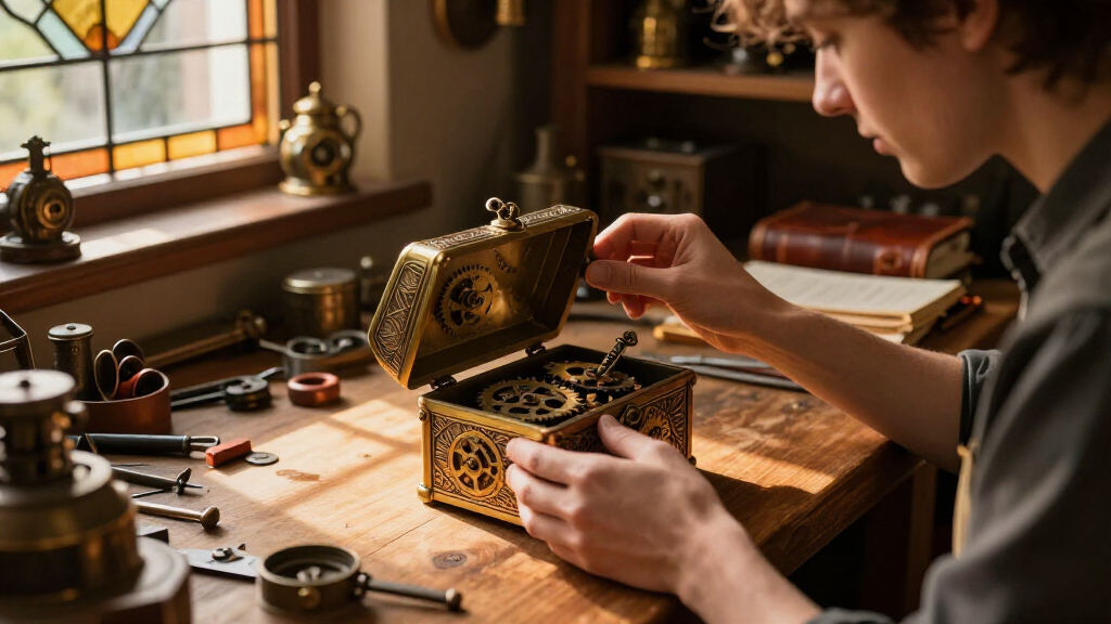 steampunk collectible box