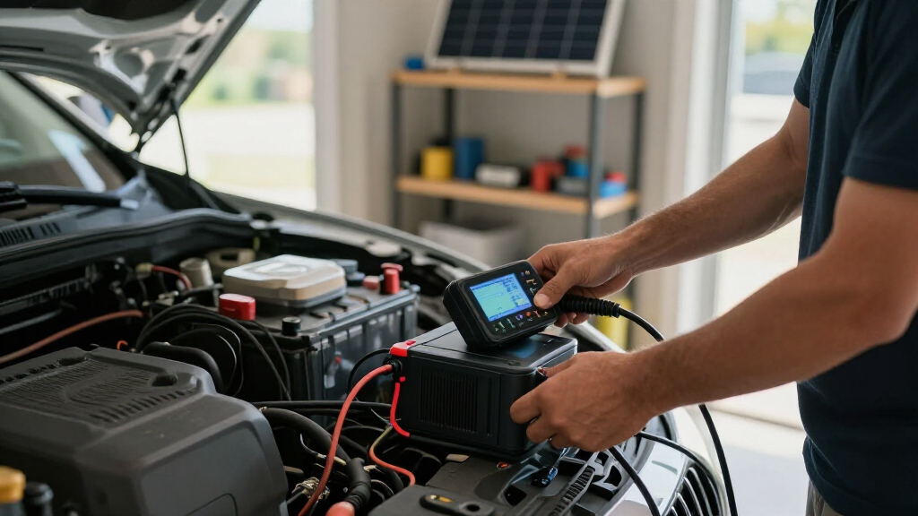 smart battery charger 40a