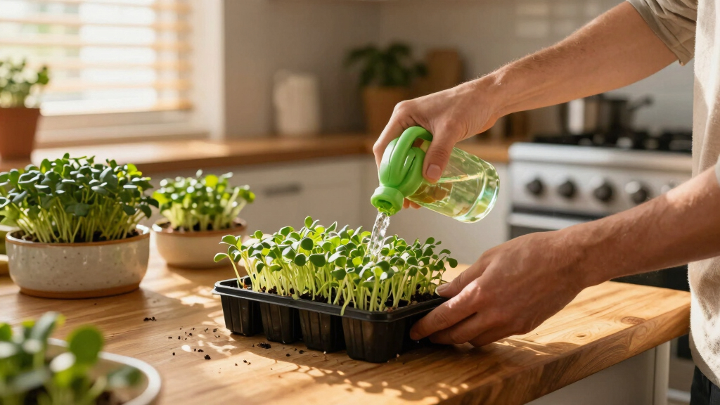 best indoor microgreens growing system