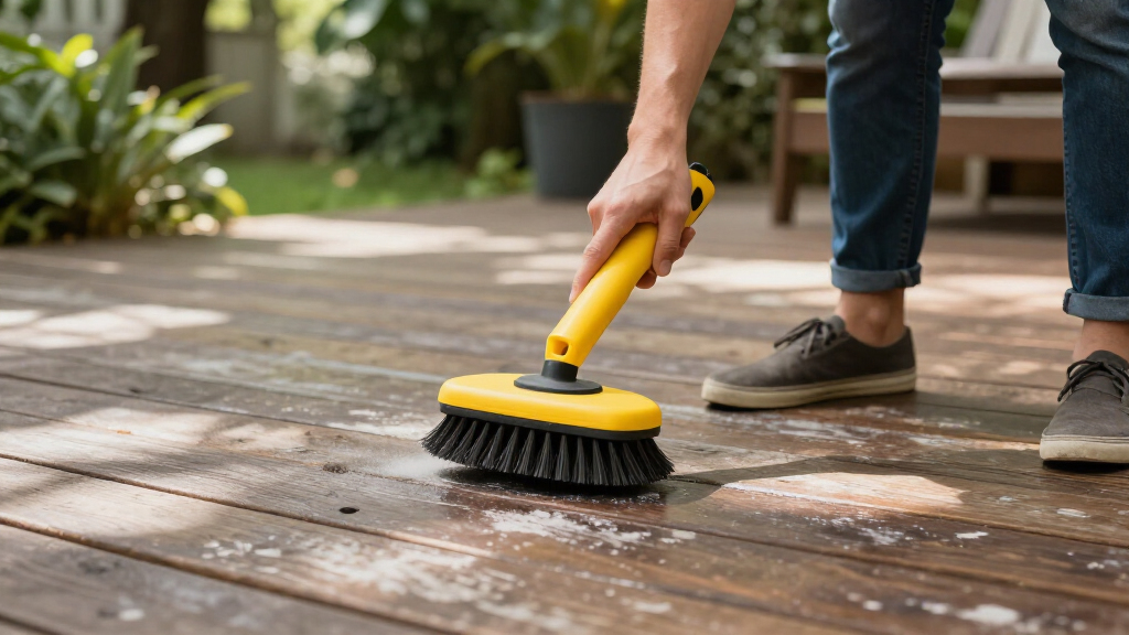 best motorized scrub brush for decks