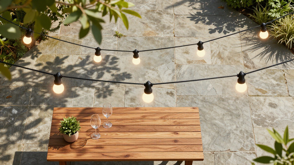 outdoor string lights