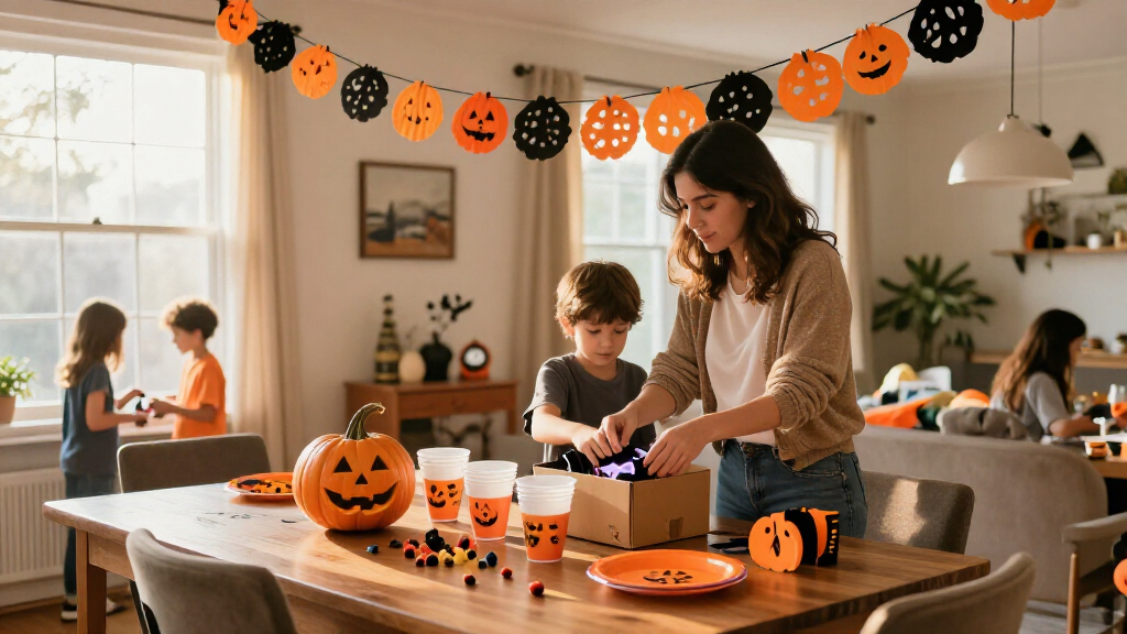 Halloween party supply kits