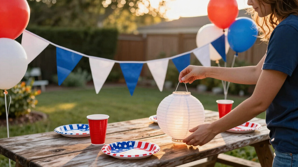 patriotic outdoor party supplies