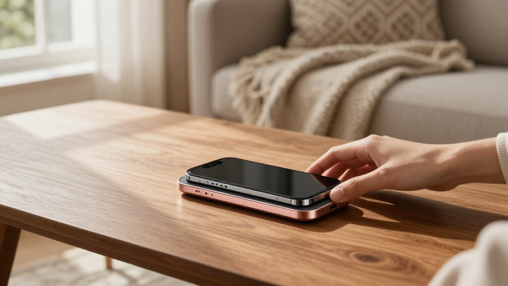 wireless charging pads rose design