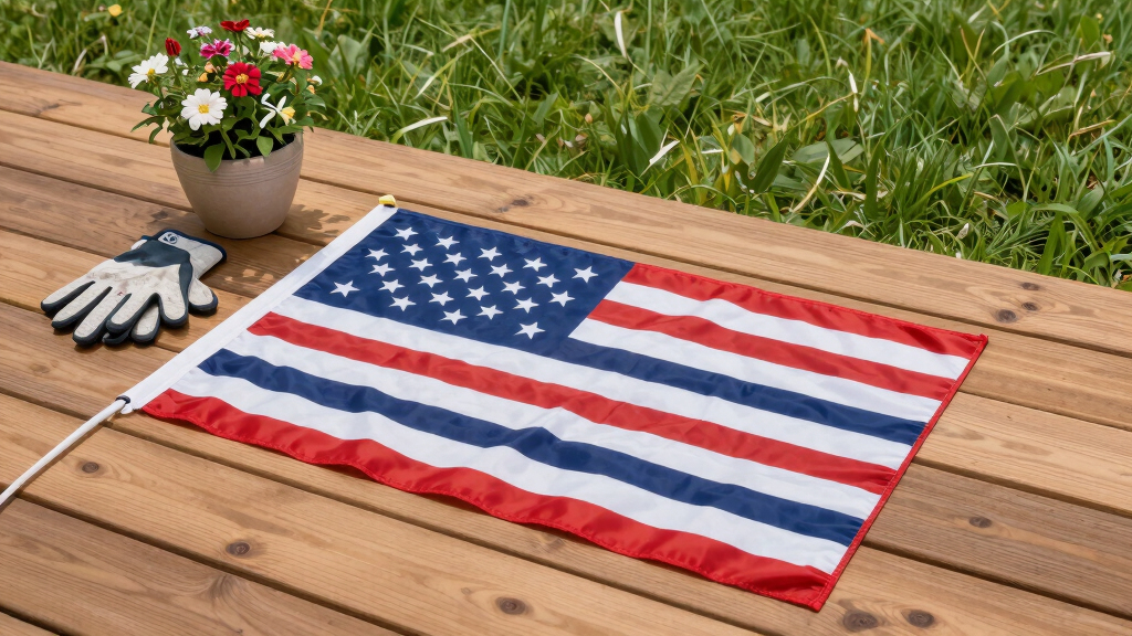 patriotic garden flags