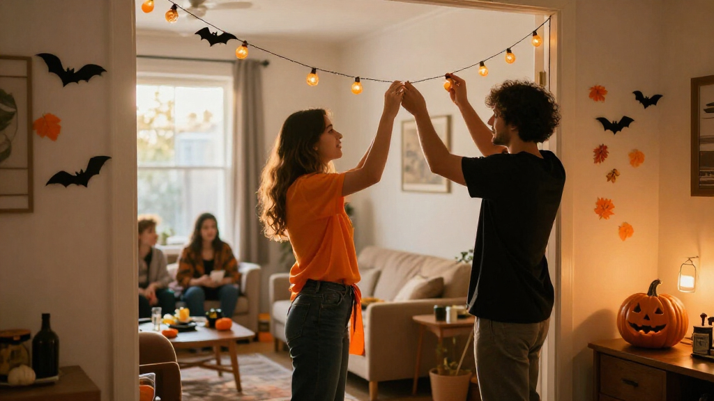 couples Halloween party decorations