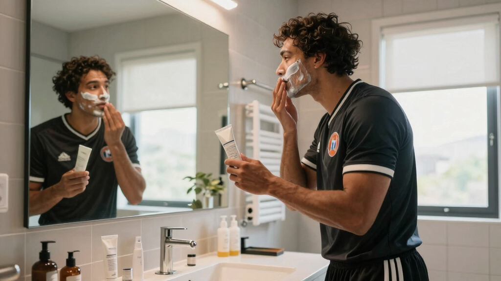 skincare for soccer fans