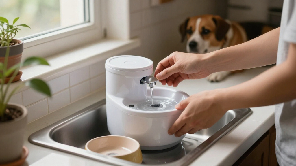 automatic pet water fountains