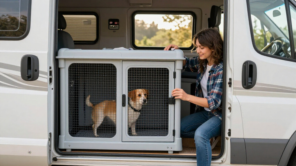 portable dog kennel for rv travel