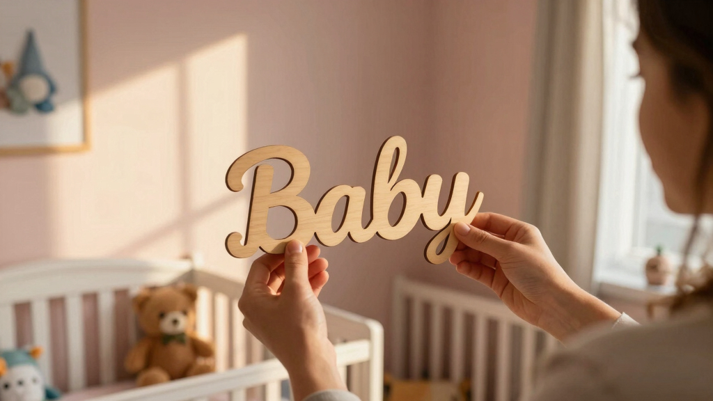 best personalized wooden baby name signs