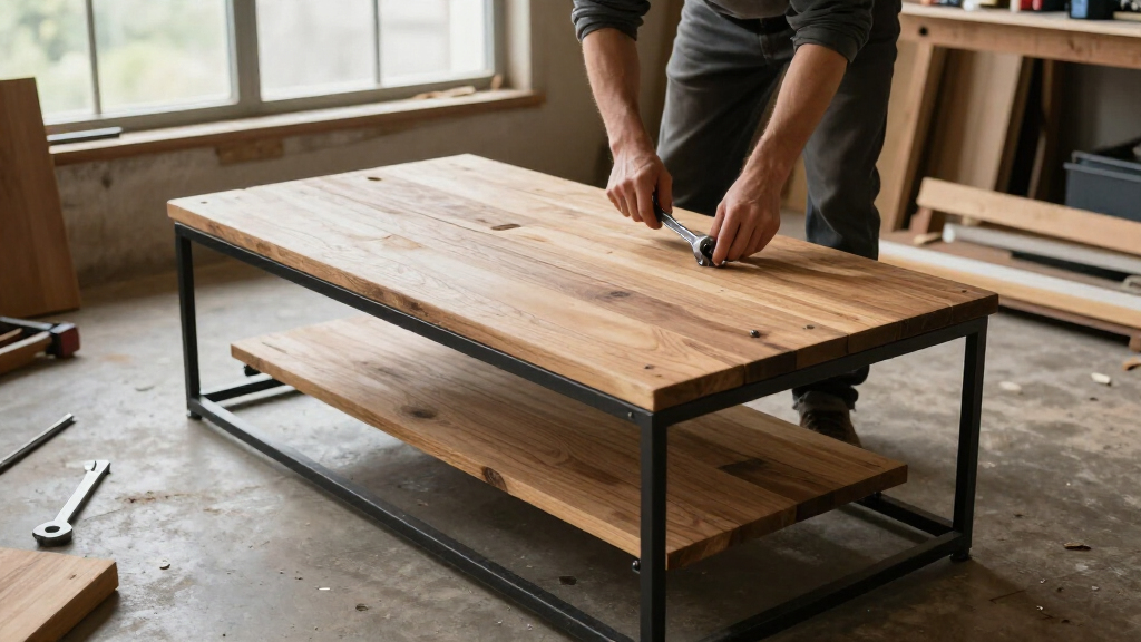 industrial farmhouse coffee tables