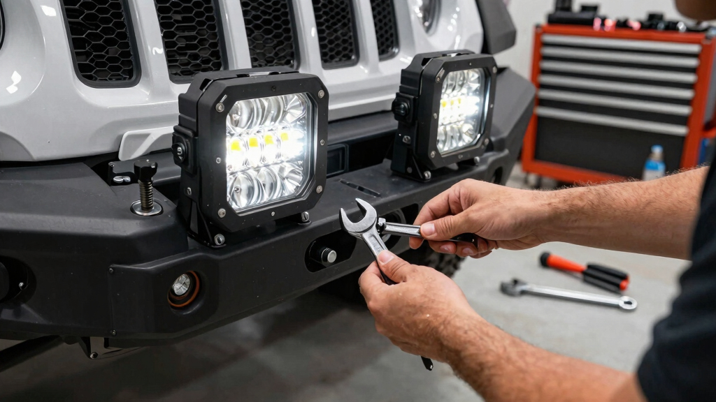 off-road vehicle LED light bars