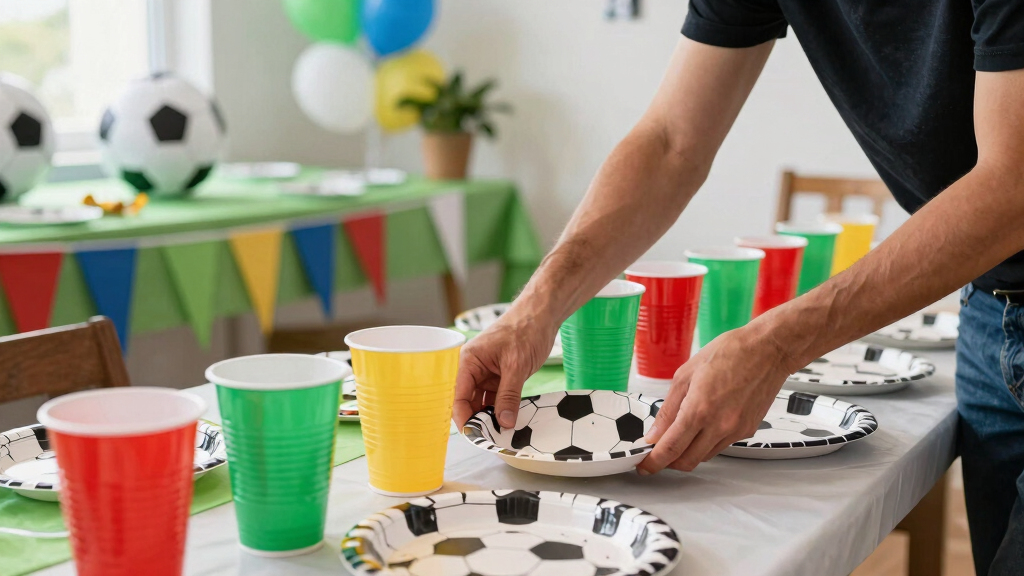 soccer-themed party supplies