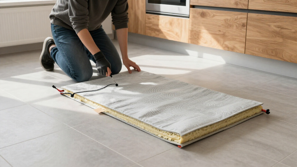 radiant floor heating kit for tile floors