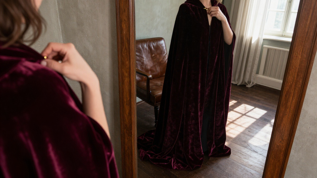 women's velvet capes