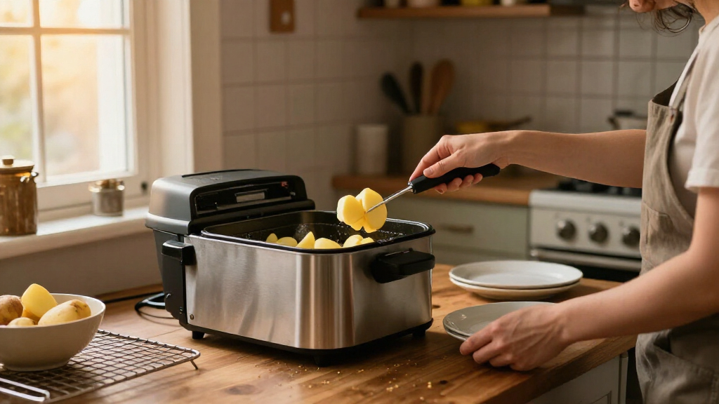 electric deep fryers for countertop cooking