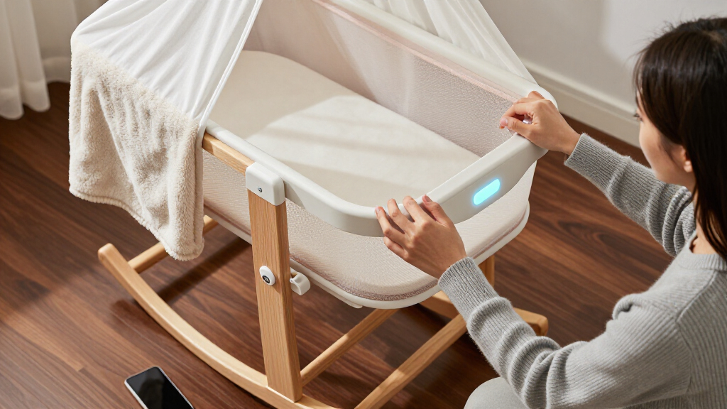auto rocking bassinets with cry detection