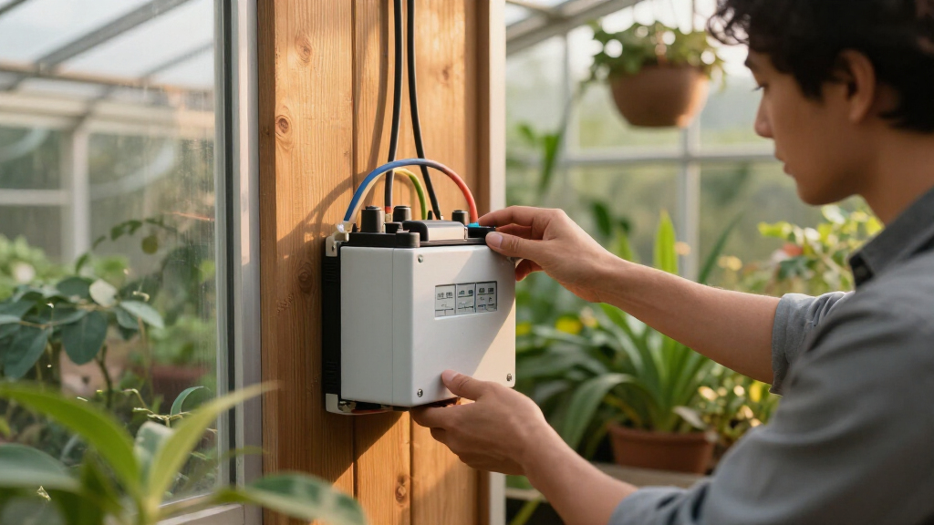 best battery backup systems for greenhouse fans