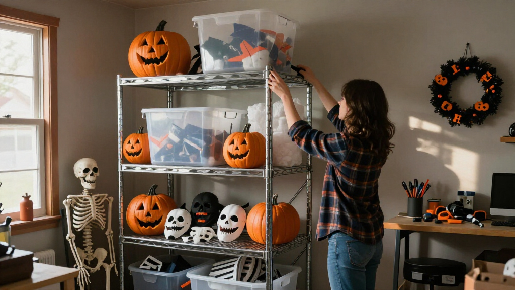 best heavy duty storage shelves for halloween props