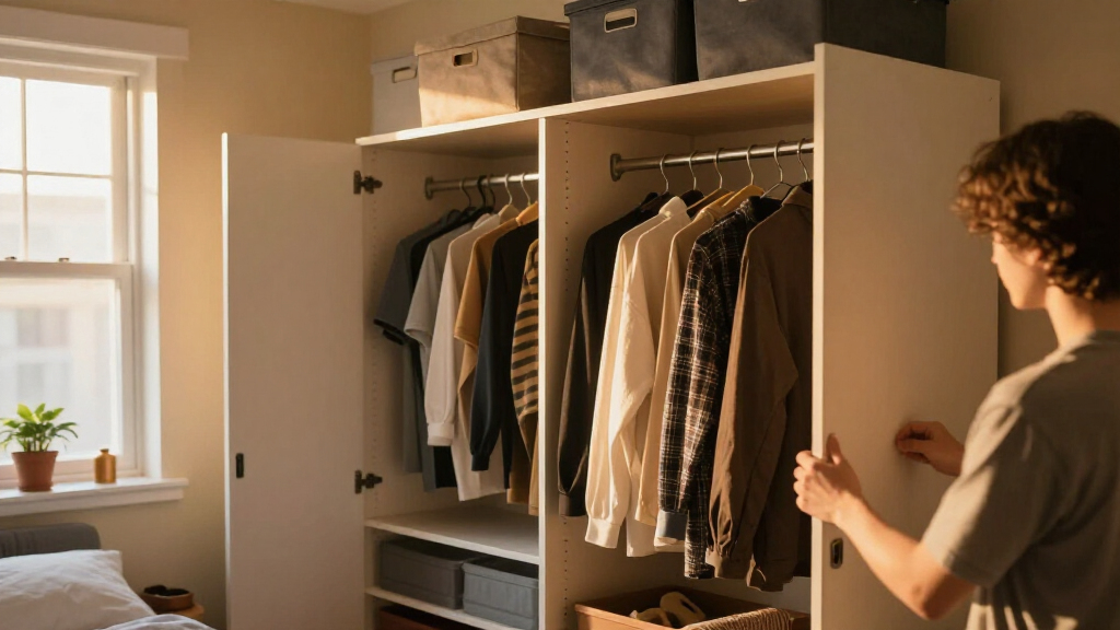 best modular closet system for downsizing after divorce