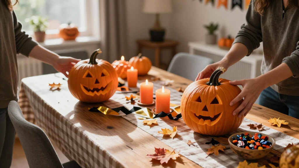 couples Halloween party decorations