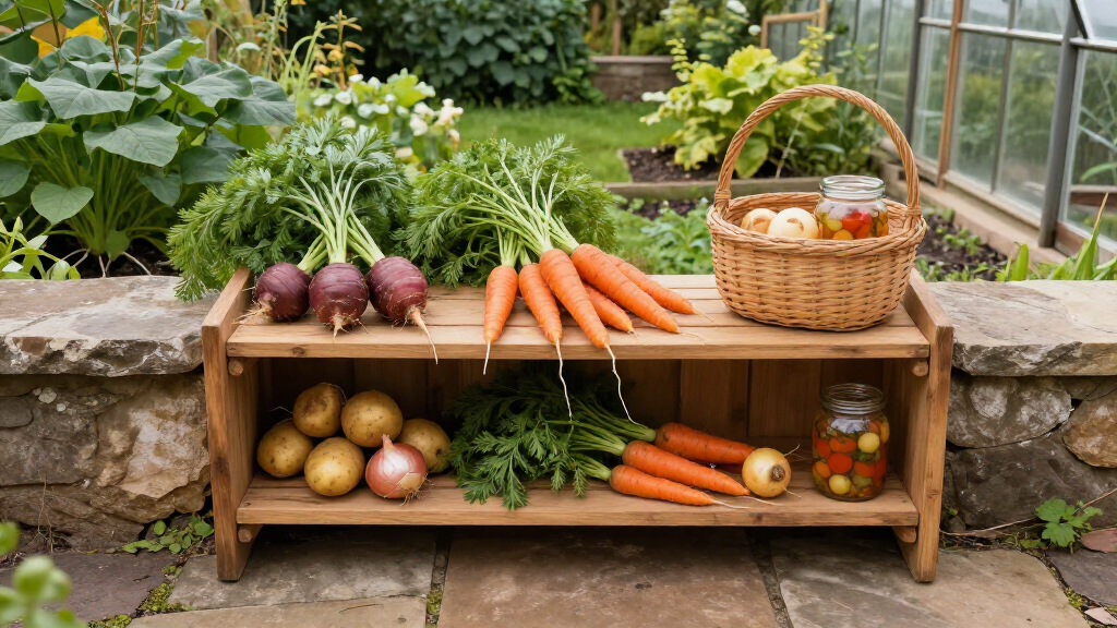 best shelving rack for root cellar storage