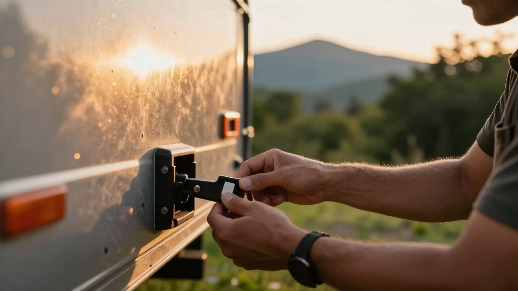 top rated lockable hitch pin set for road trips
